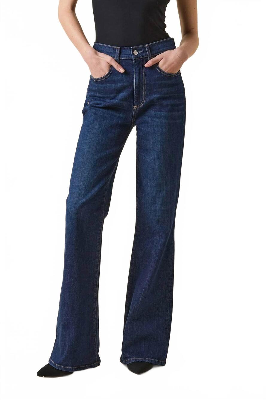NEW LE JEAN gigi skinny flare jeans in zoe